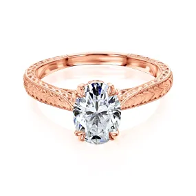 1.5ct Oval Moissanite Valentina Ring