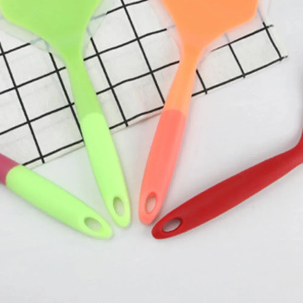 1PC Food Grade Silicone Frying Spatula.