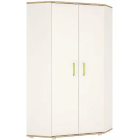 4Kids Corner Wardrobe in Lemon Handles