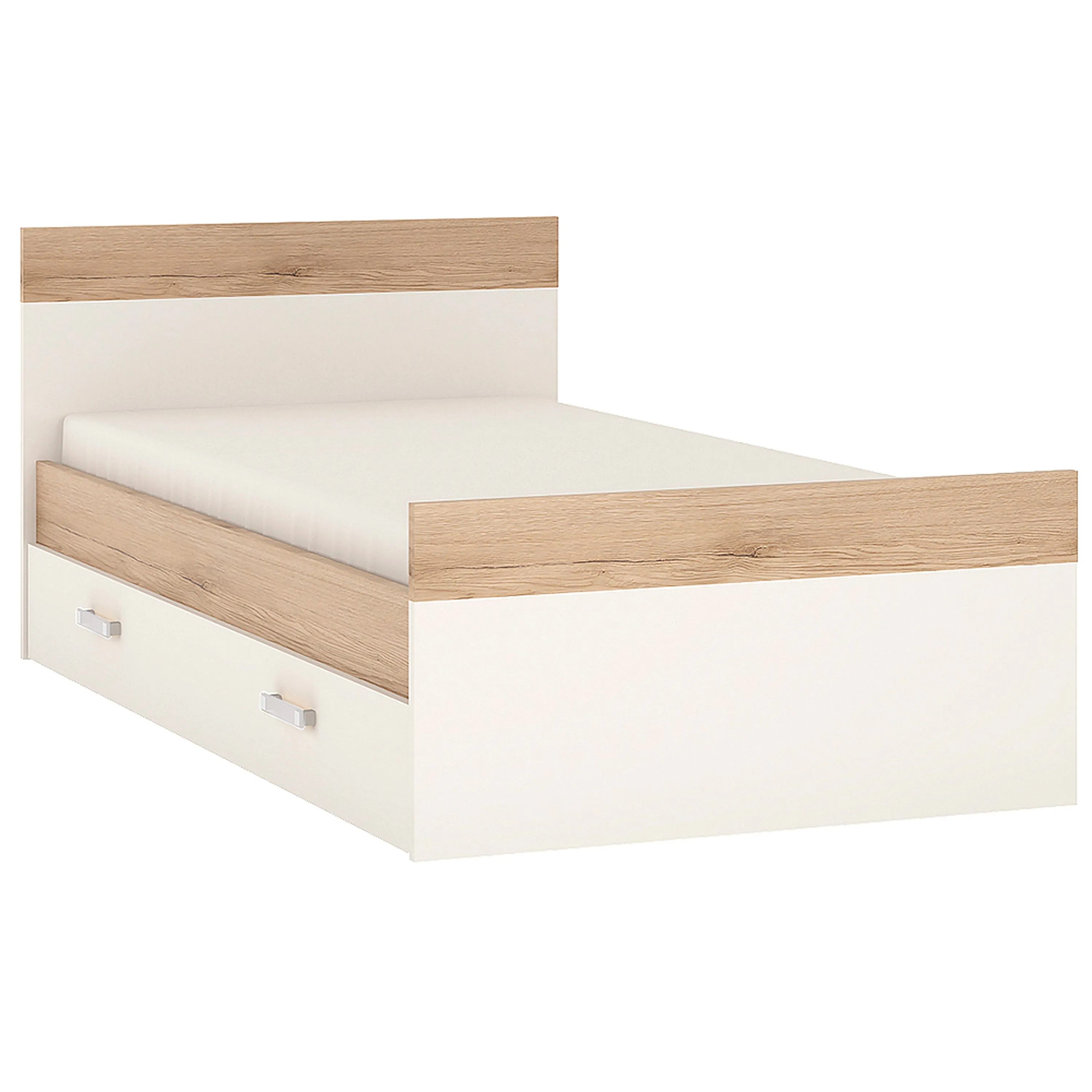 4Kids Wooden Single Bed With Opalino Handles