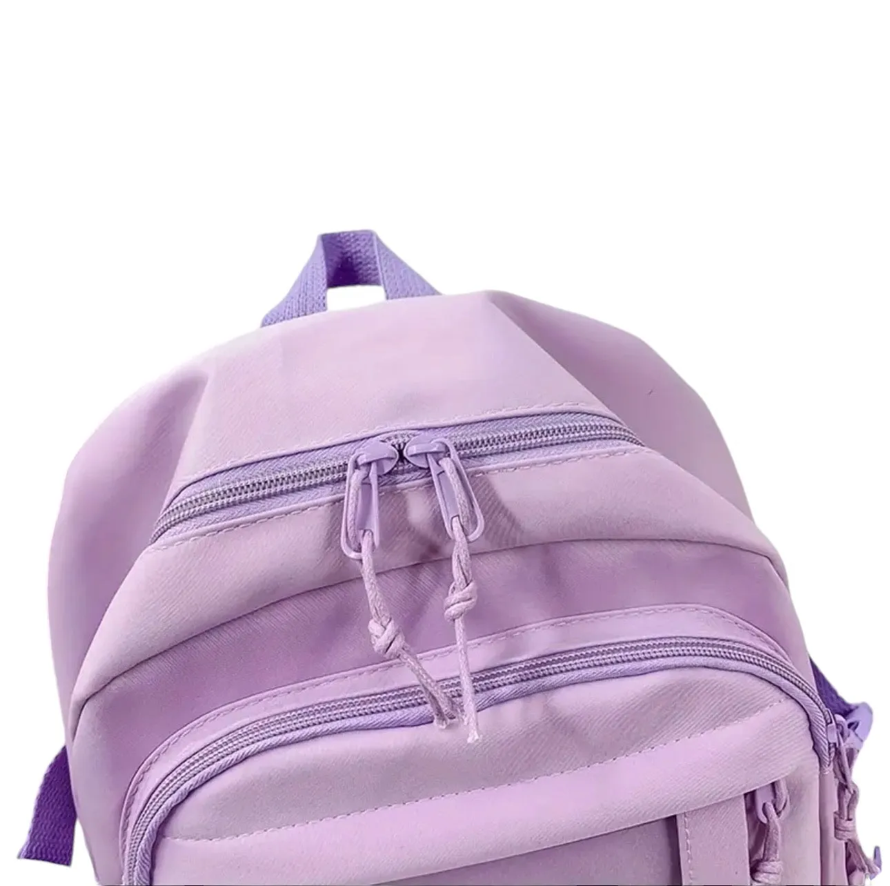 AD Travel Backpack, Multi-Pocket Waterproof College School Bag Lavender