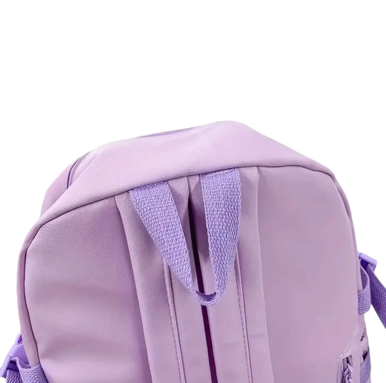 AD Travel Backpack, Multi-Pocket Waterproof College School Bag Lavender