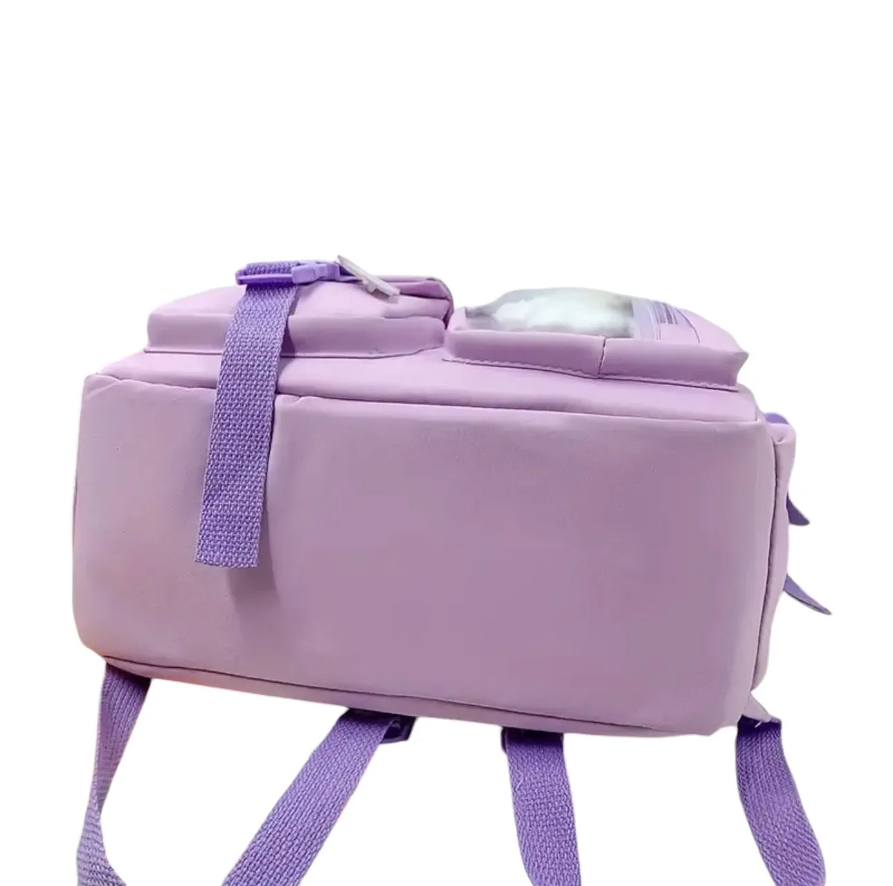 AD Travel Backpack, Multi-Pocket Waterproof College School Bag Lavender