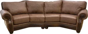 Alamosa Western Curved Sectional Sofa