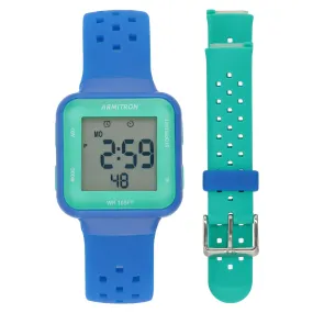 Armitron Navy Silicone Band Kids Digital Watch - 457123NVTST