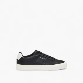 Cupsole Lace-Up Trainers With Contrast Logo