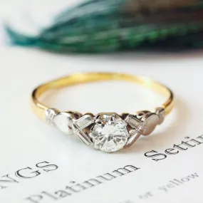 Darling Vintage Diamond Engagement Ring