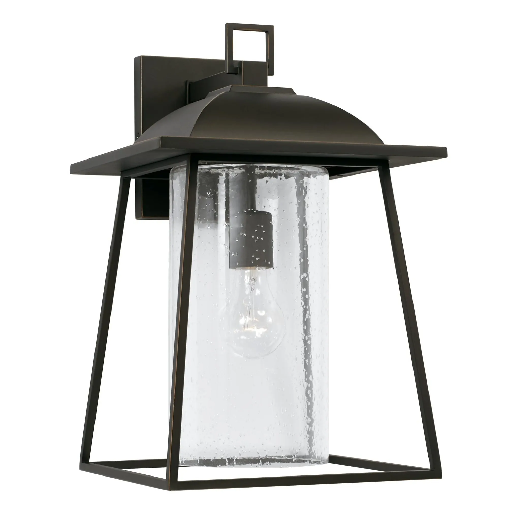 Durham - 16" Coastal Outdoor Wall Lantern - Oiled Bronze