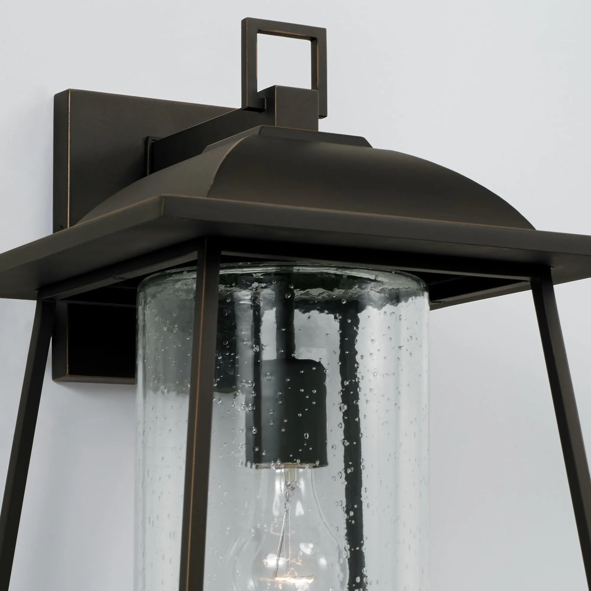 Durham - 16" Coastal Outdoor Wall Lantern - Oiled Bronze