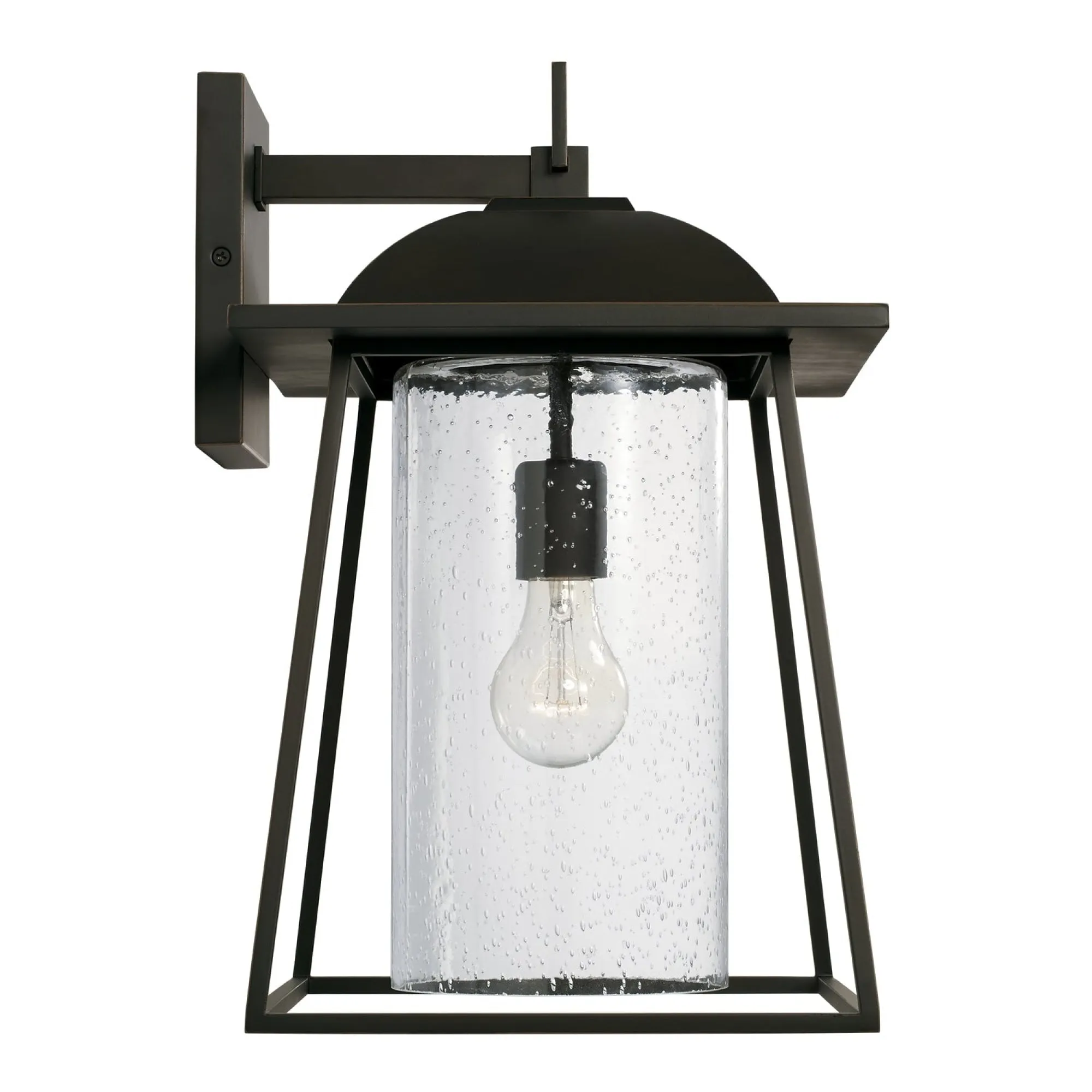 Durham - 16" Coastal Outdoor Wall Lantern - Oiled Bronze