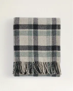 Eco-Wise Washable Throw<br>Kelso Plaid Oat