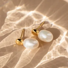 Erin Pearl Drop Studs