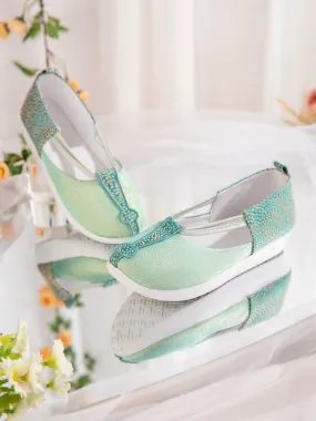 Hanfu Shoes: Mint