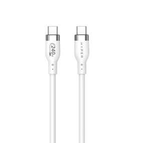 HyperJuice 240W Silicone USB-C to USB-C Cable (3ft/1m)