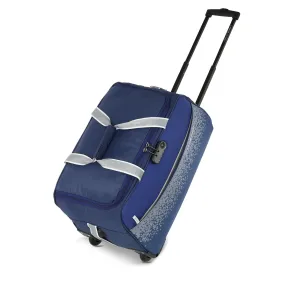 Lavie Sport Cabin Size 56 Litre Pixel Wheel Duffle Bag| | 2 Wheel Duffle Bag Navy