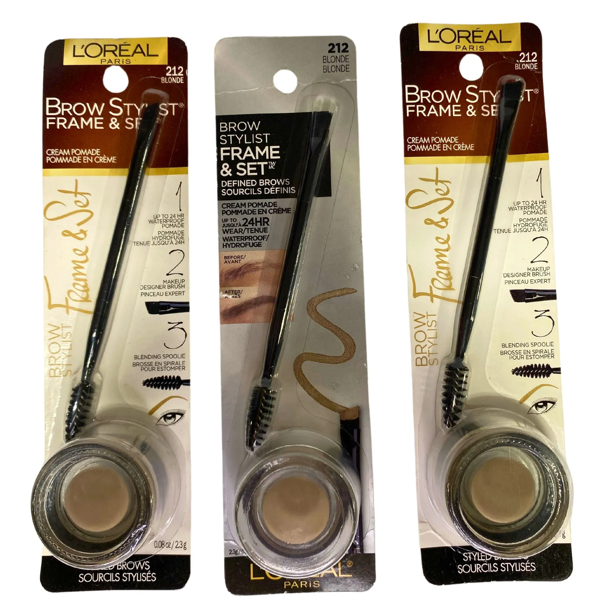 L'Oreal Paris Brow Stylist Frame & Set Defined Brow Cream Pomade (50 Pcs Lot)