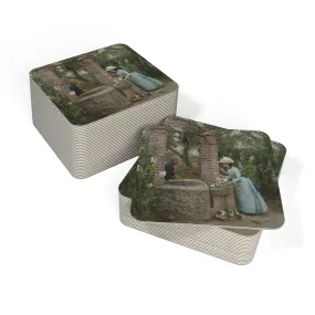 Marie Francois Firmin-Girard: "Un Puits Mitoyen" - Coasters (50, 100 pcs)