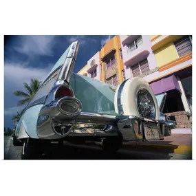 "1957 Chevrolet South Beach Miami FL" Poster Print