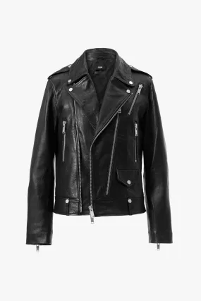 Rebel Biker Jacket | Vintage Black