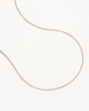 Sterling Silver 18" Fine Rolo Chain Necklace